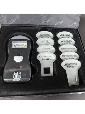 Nikken Far Infrared Sensor Demonstration Kit Model 9500 Fabric Inserts WORKS